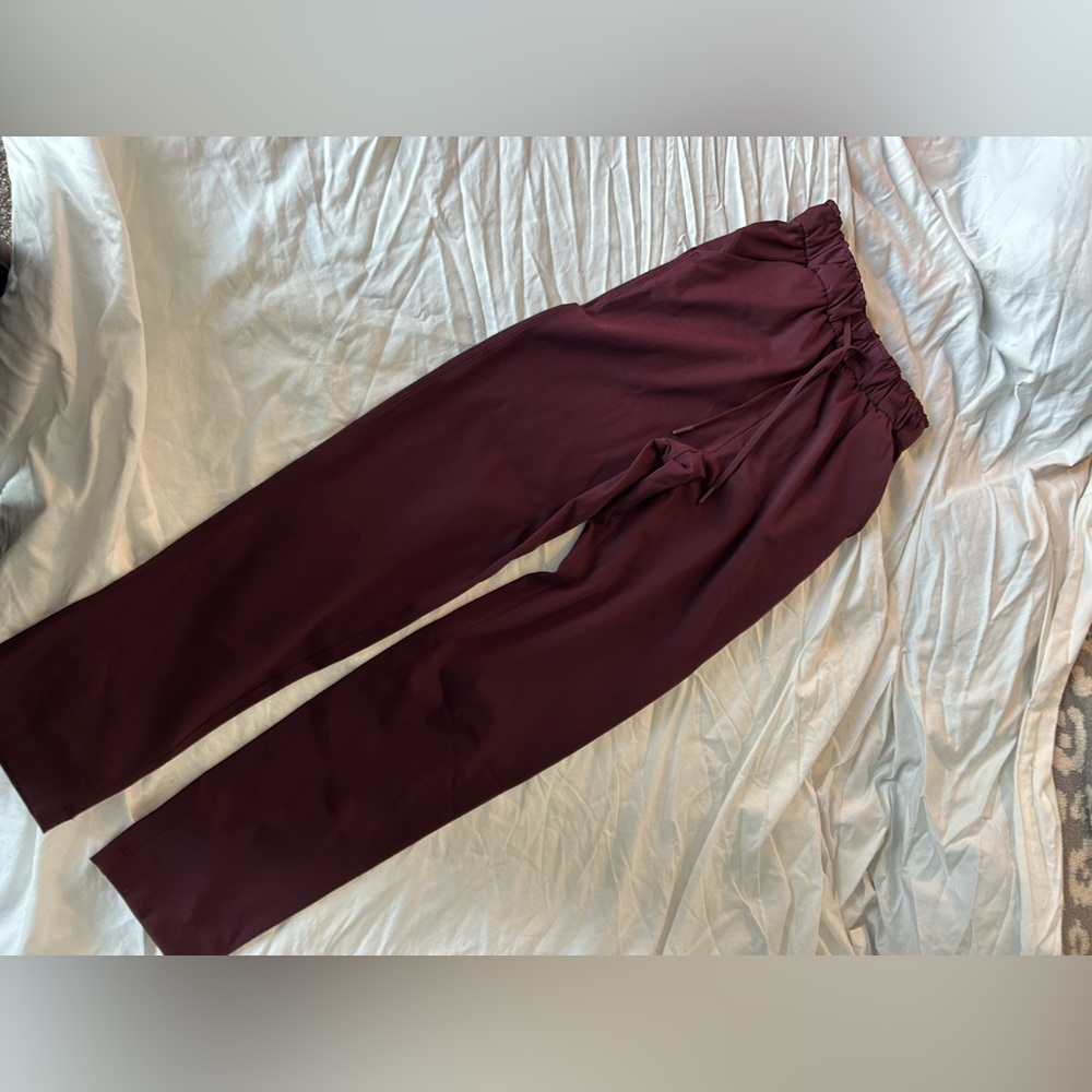 lululemon athletica Maroon Track Joggers